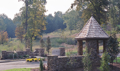 River Crest Stone Entryway